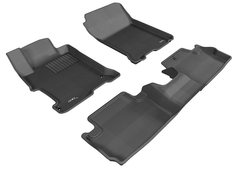 3D MAXpider 13-17 Honda Accord Coupe Kagu Black Full Set