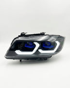 BMW 3 Series E90 LED Headlight Assembly with Dual-Color DRL 2005 - 2012