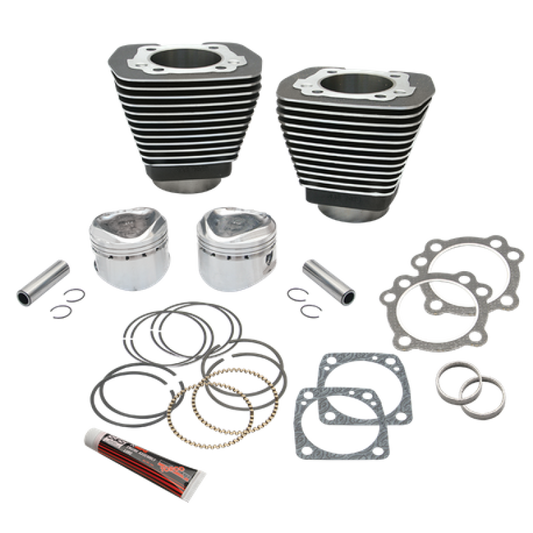 S&S Cycle 84-99 BT w/ Super Stock Heads 89in 3-1/2in Bore Cylinder and Piston Kit