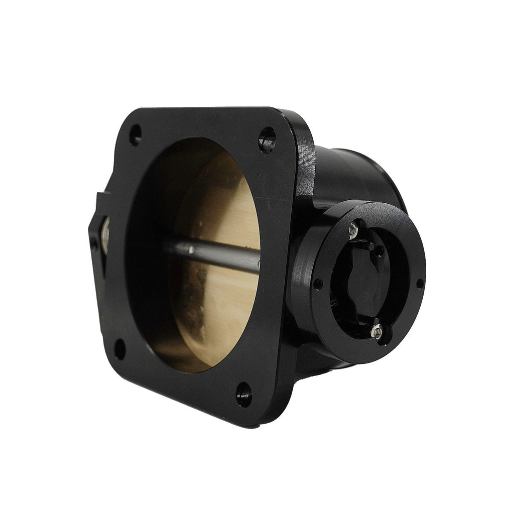 90mm HiFlow Billet Black Anodized Throttle Body 2JZGE 2JZ-GE 2JZ GE US - Bull Boost Performance