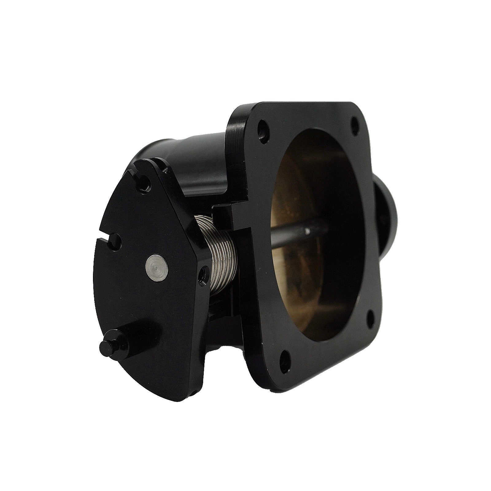 90mm HiFlow Billet Black Anodized Throttle Body 2JZGE 2JZ-GE 2JZ GE US - Bull Boost Performance