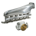 2JZ GTE Billet Intake Manifold Fuel Rail Throttle Body 90mm TB Supra 2J Swap 2JZ - Bull Boost Performance