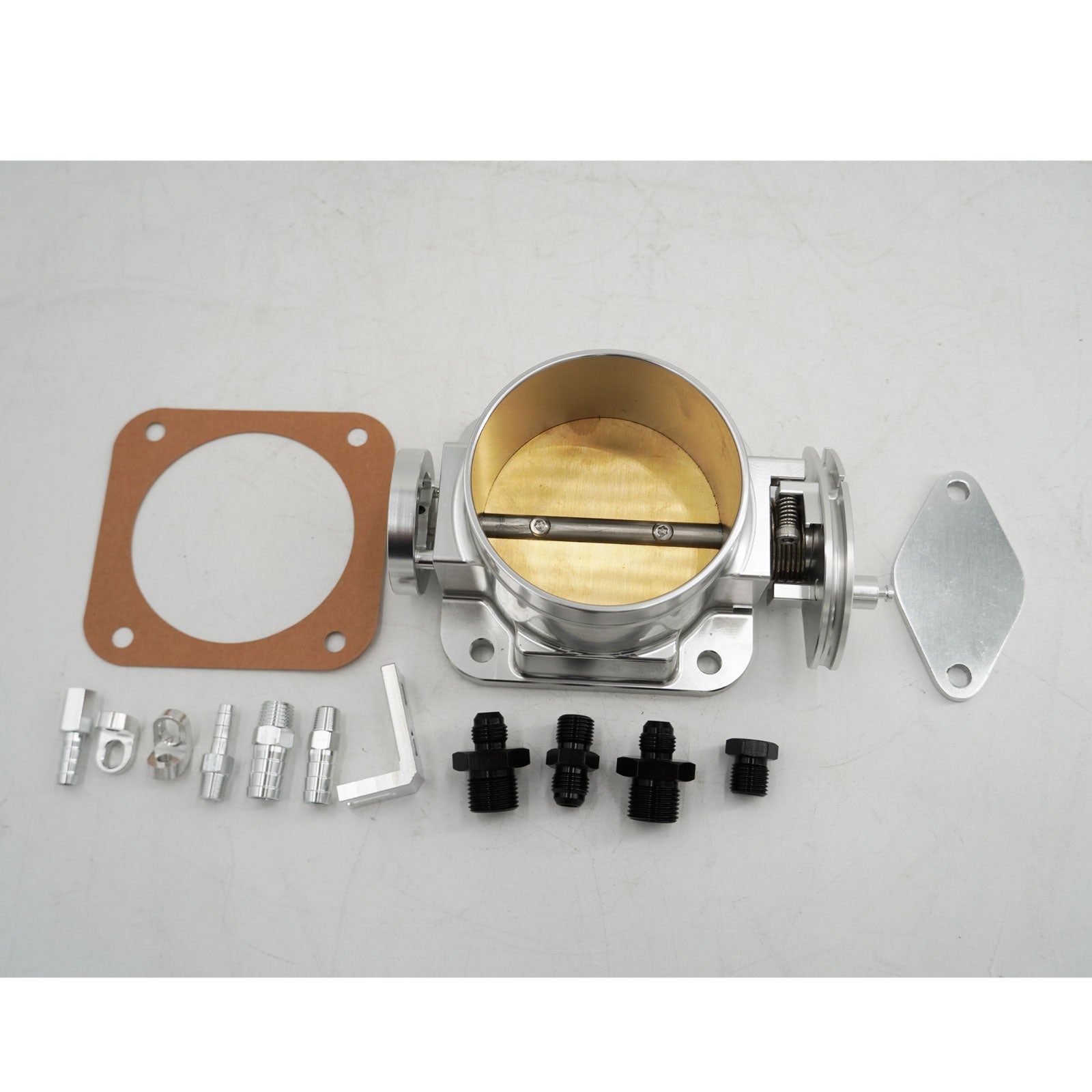 2JZ GE Billet Intake Manifold Fuel Rail Throttle Body 90mm TB Supra 2J Swap 2JZ - Bull Boost Performance