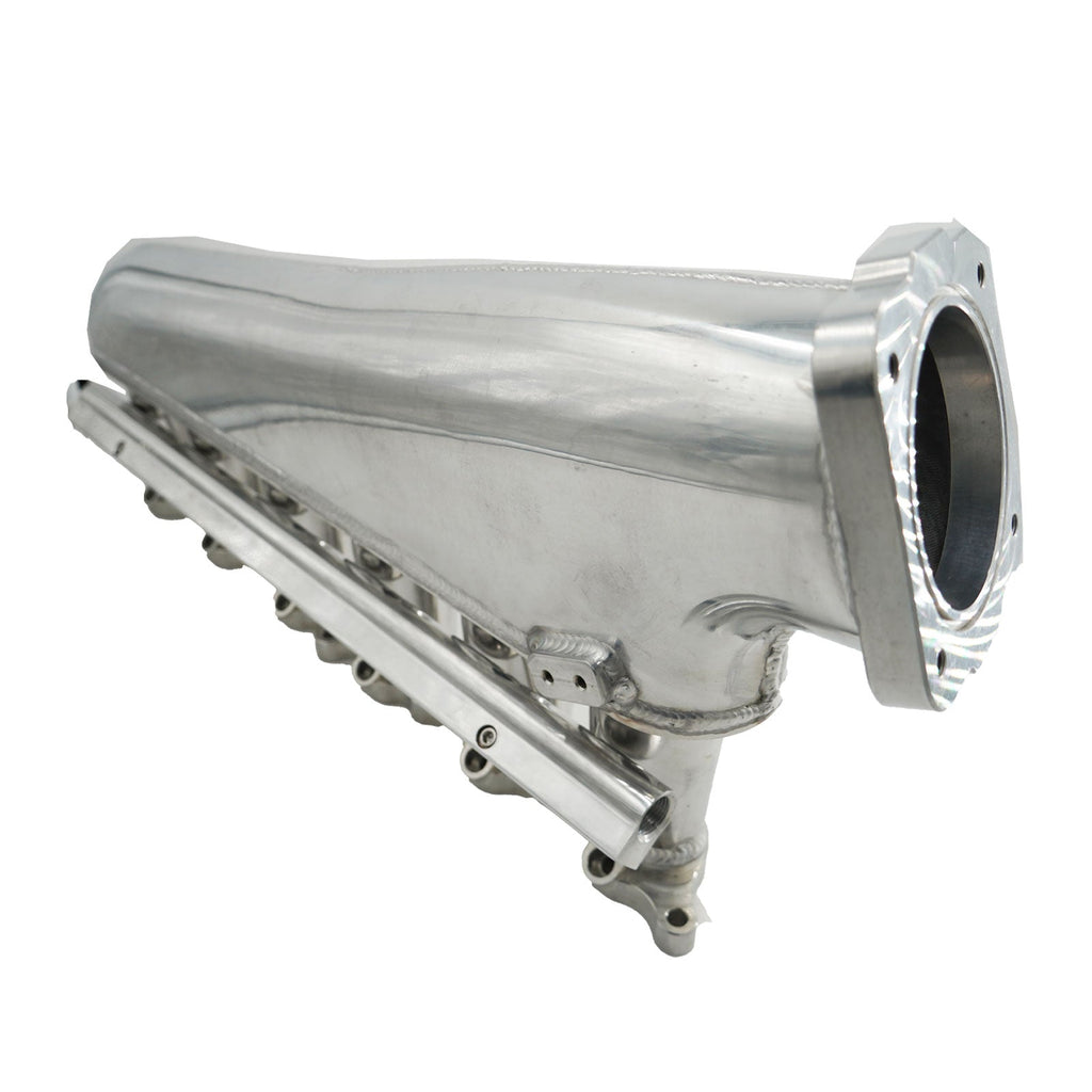 2JZ GE Billet Intake Manifold Fuel Rail Throttle Body 90mm TB Supra 2J Swap 2JZ - Bull Boost Performance
