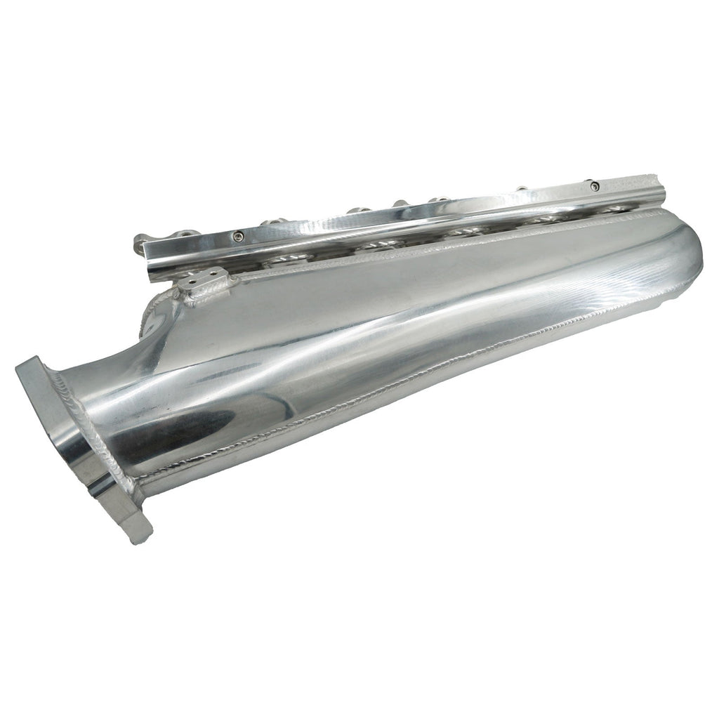 2JZ GTE Billet Intake Manifold Fuel Rail Throttle Body 90mm TB Supra 2J Swap 2JZ - Bull Boost Performance