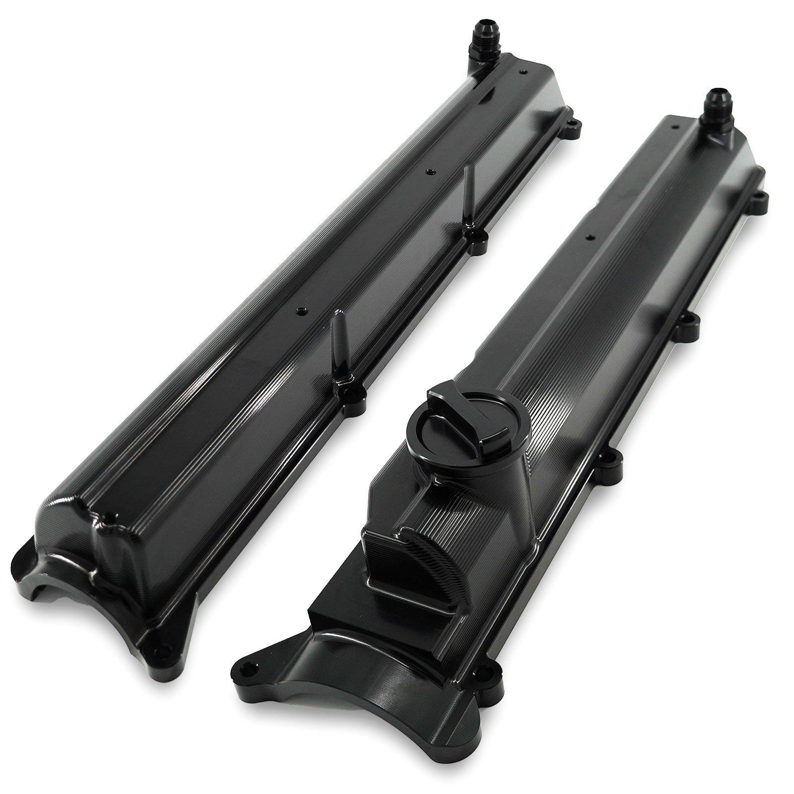 Toyota Supra 2JZ GTE Non-VVTI Billet Valve Covers Anodized Oil Cap Bolts 2J AN10 - Bull Boost Performance
