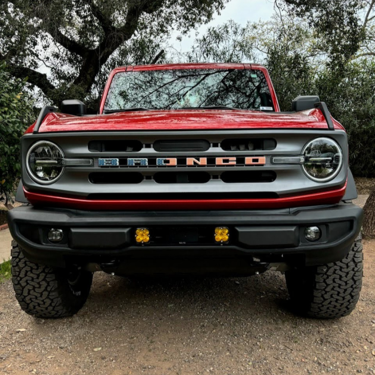 2021-2023+ Ford Bronco Stock Plastic Bumper Dual Light Mount By Gatekeeper Off-Road