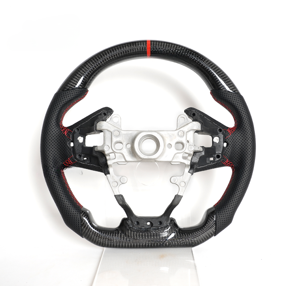 Real Carbon Fiber Steering Wheel for Honda Civic 10th Gen FK8 Type R 2016-2021