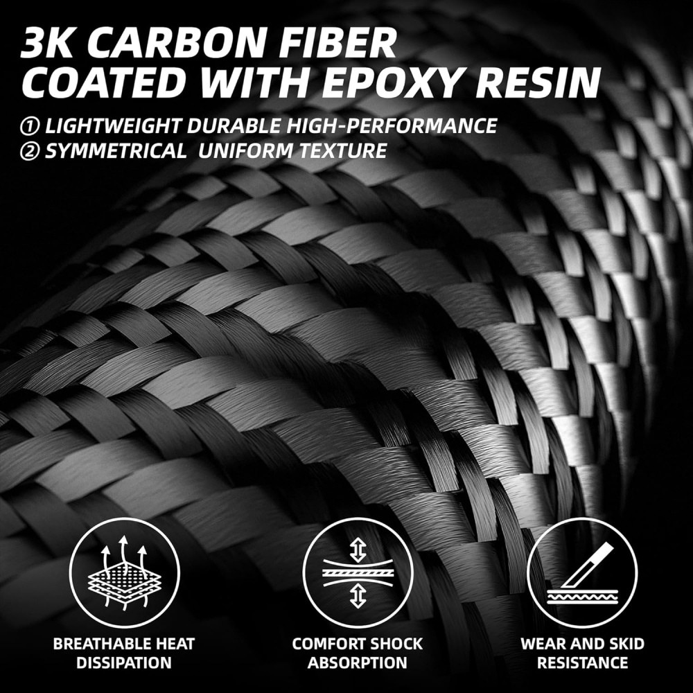Carbon Fiber Steering Wheel for Ford F-150 XL/XLT 2015-2020 Manual No Heated