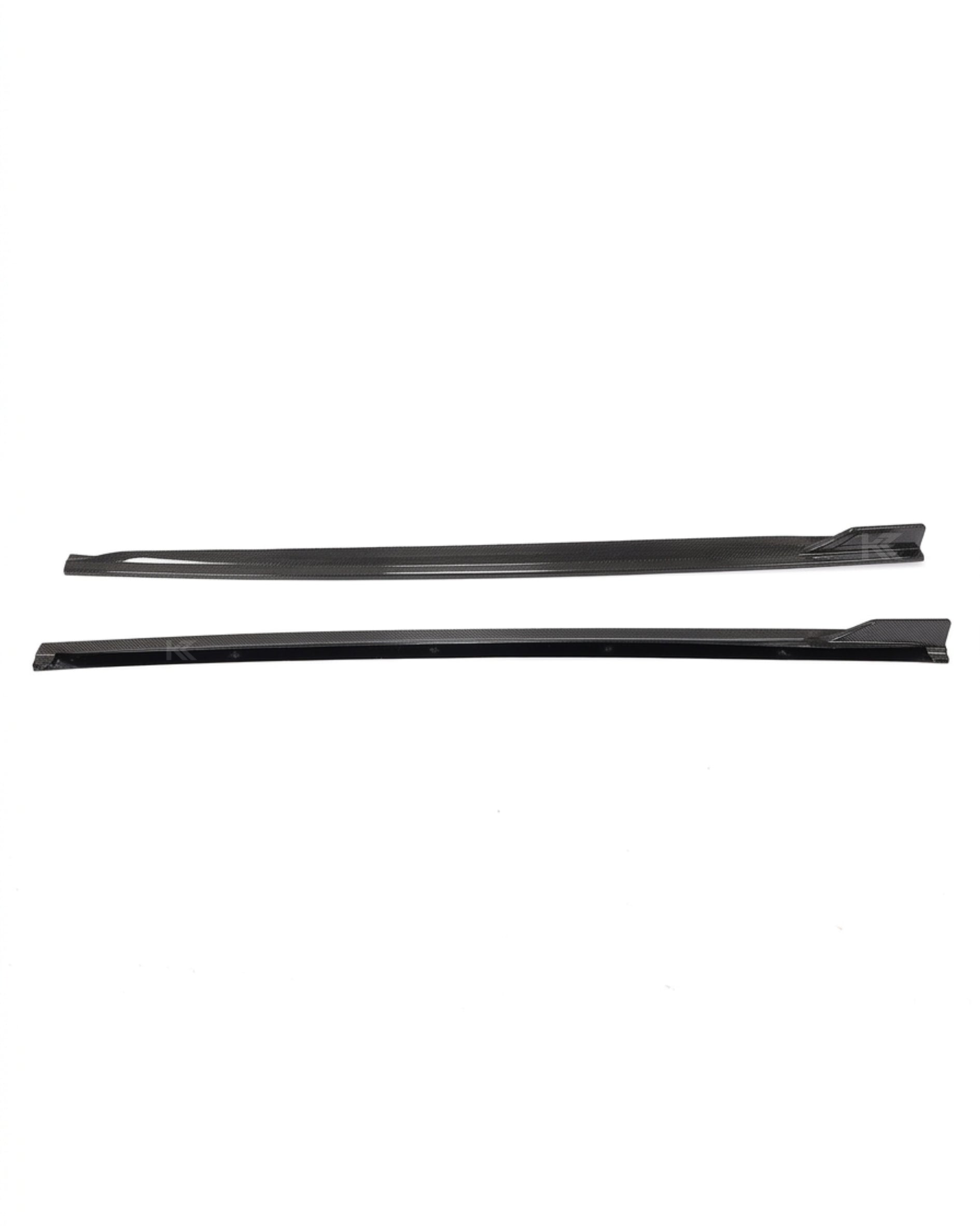 Audi A5 S-Line / S5 B9 Sportback 4-Door Carbon Fiber Side Skirt Extensions 2017 - 2019