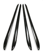 Audi A5 8T 4-Door Sedan Carbon Fiber Side Skirt Extensions 2010 - 2011