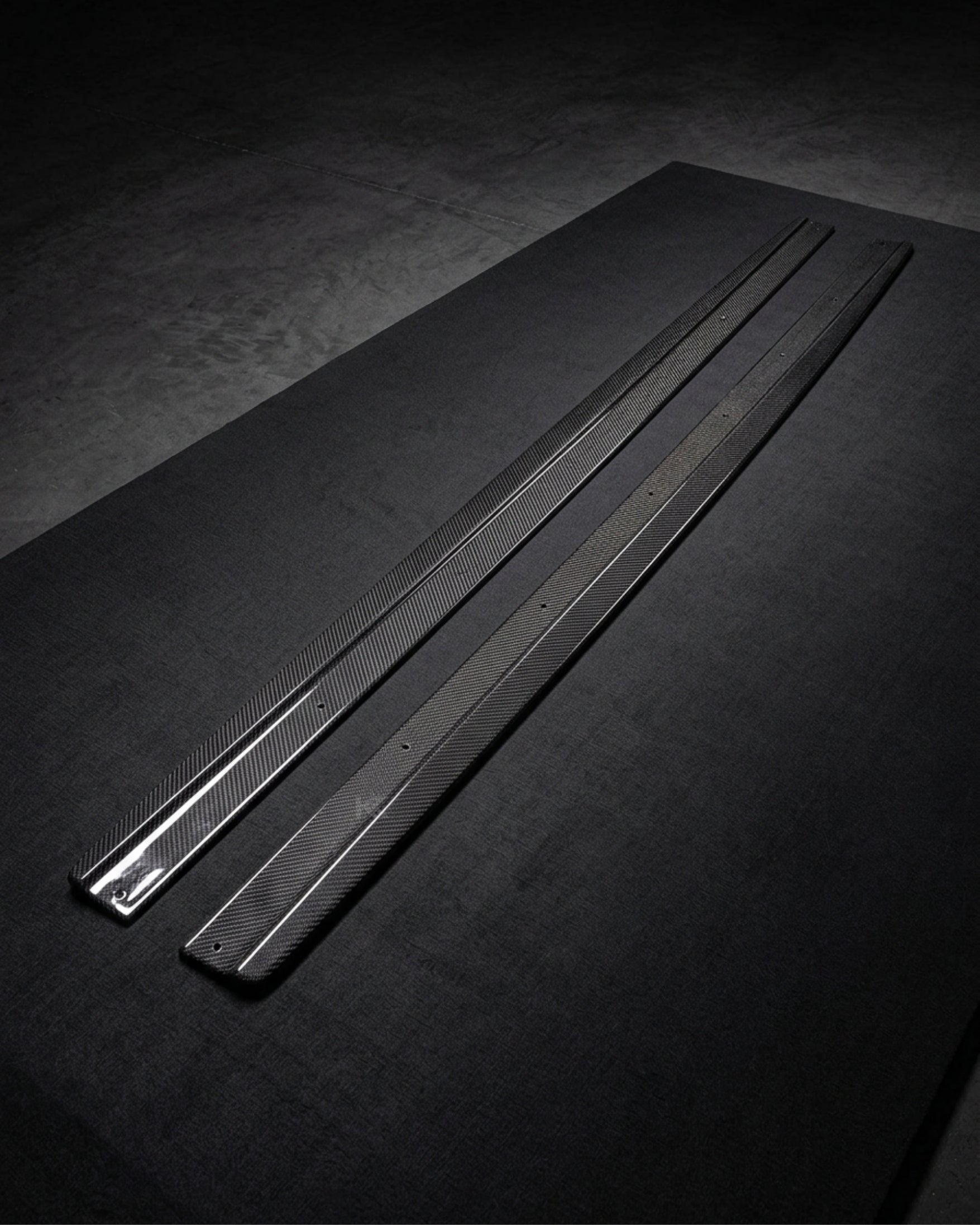 Audi RS6 C7 Carbon Fiber Side Skirt Extensions – 4G Avant (2013–2018)