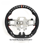 Real Carbon Fiber Steering Wheel for Ford Mustang GT Shelby 2015-2023