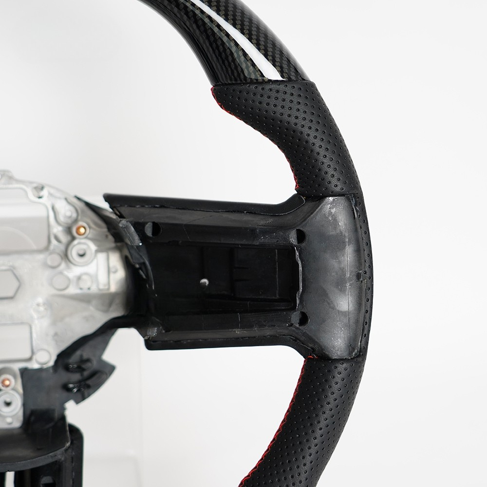 Hydro-Dip Carbon Fiber Steering Wheel for Ford Mustang V6, GT & Shelby GT500 2010-2014
