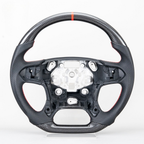 Full Leather, Hydro-Dip or Real Carbon Fiber Steering Wheel for Chevy Silverado 1500, Tahoe & Suburban 2014–2018