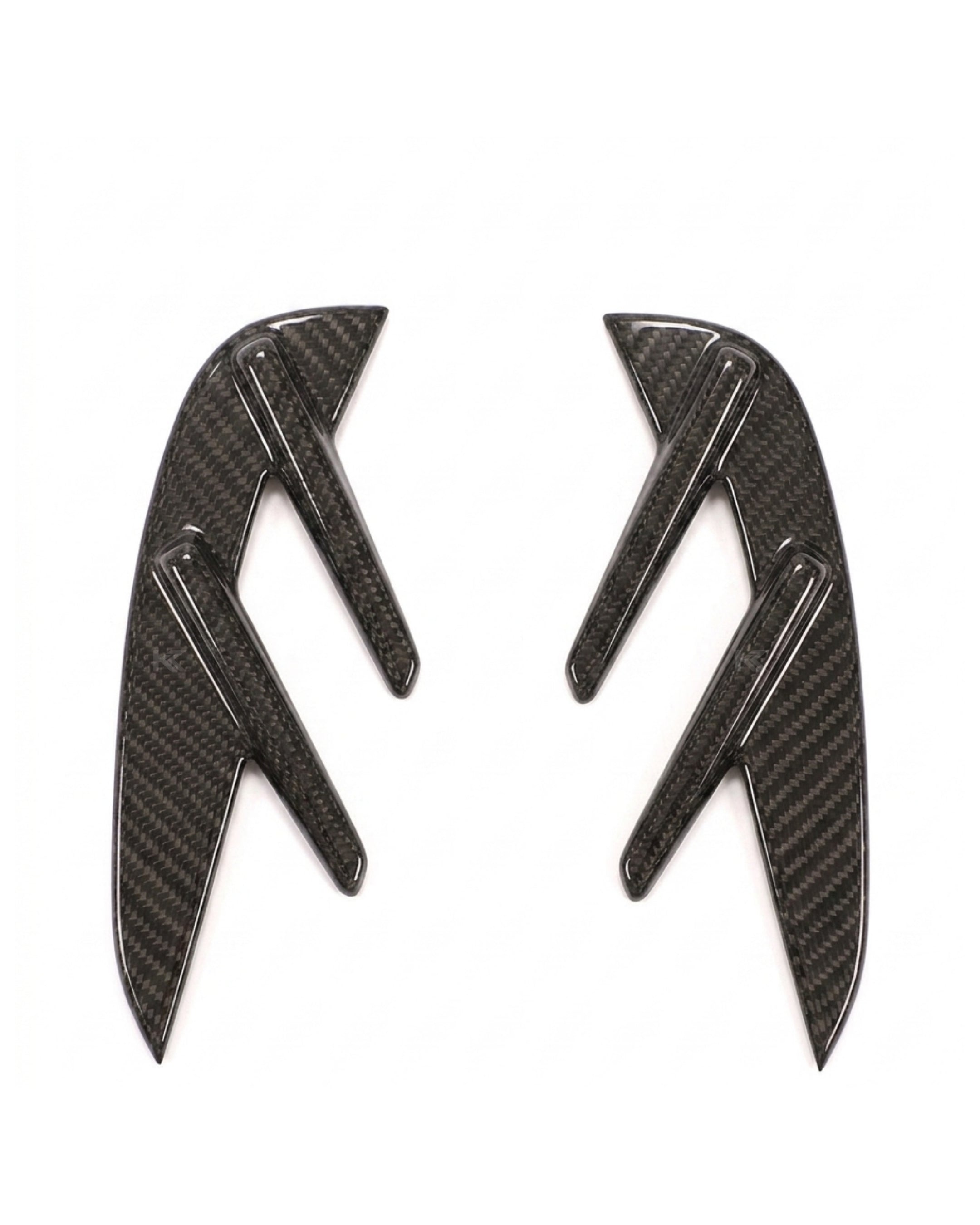 Dry Carbon Fiber Front Fender Vent Trim Set – BMW G80 M3 Competition (2021+)