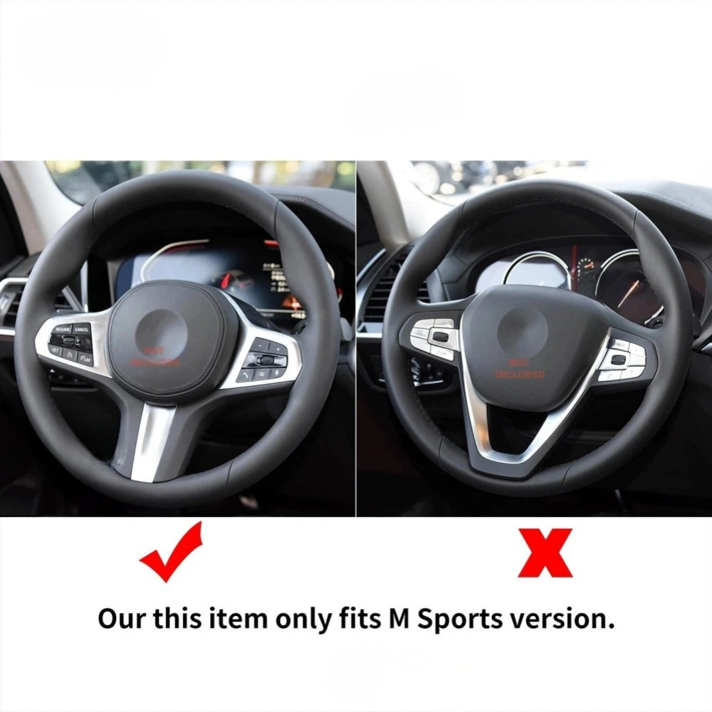 Real Carbon Fiber M Sport Steering Wheel for BMW G30 G32 G38 G11 G12 G14 G15 G05 & G07 (Non-Heated)
