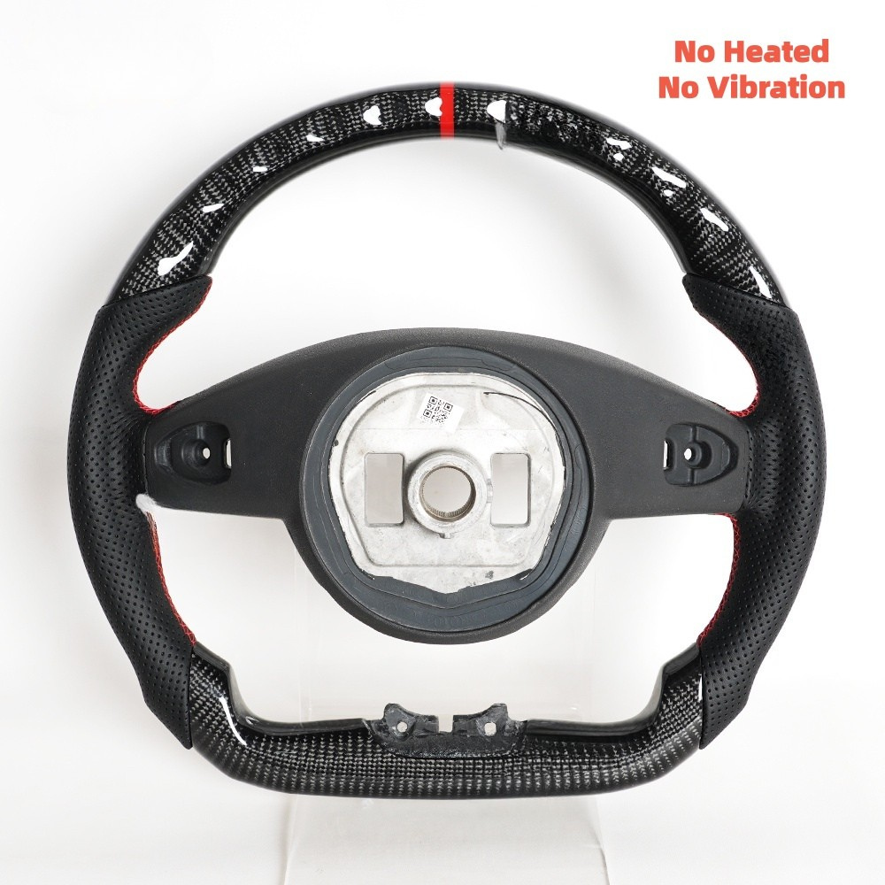 Real Carbon Fiber Steering Wheel for Mercedes-Benz W205 W213 W246 C292 C-Class (Non-Heated & Non-Vibration)
