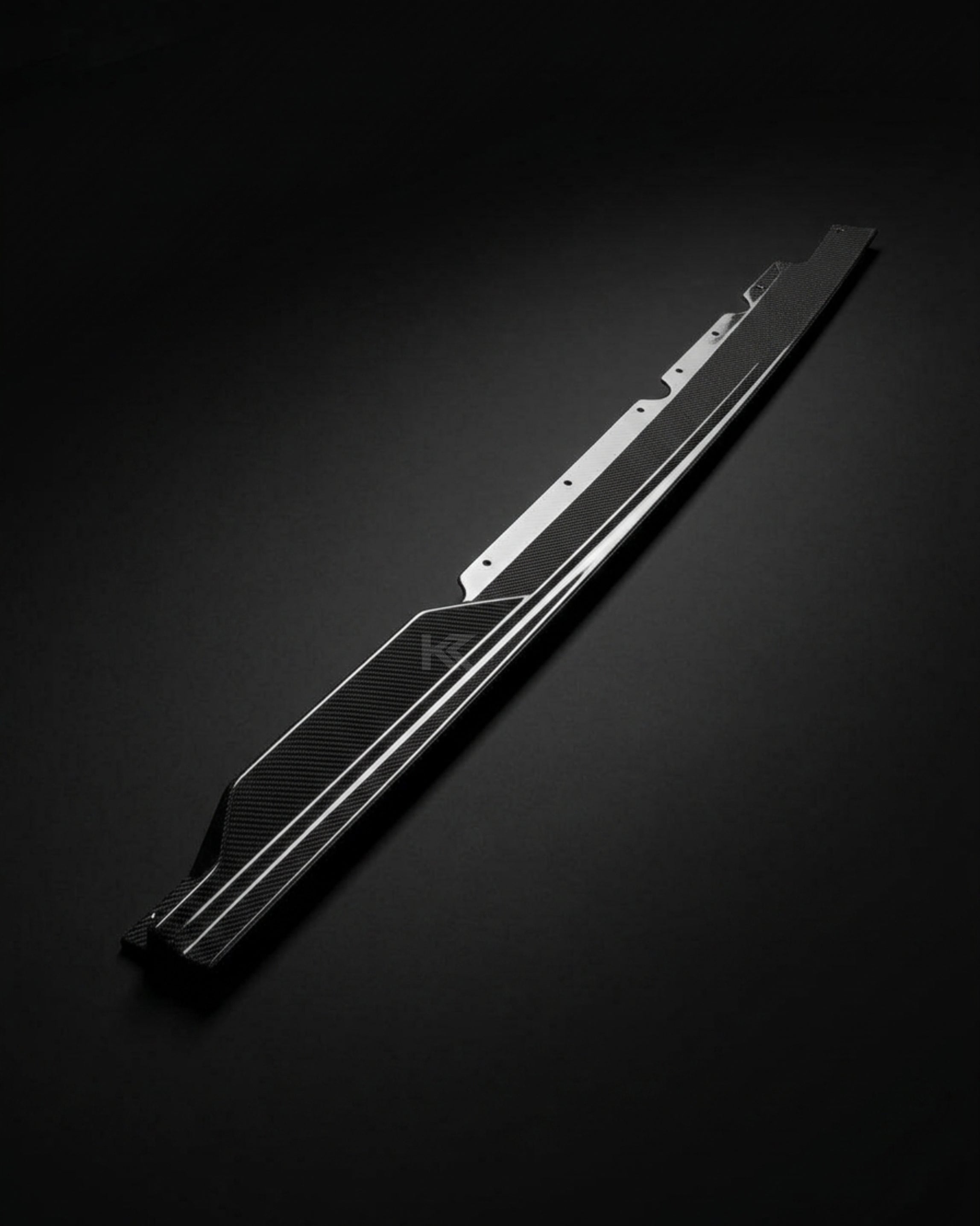 Audi R8 V10 Coupe 4S Gen 2 Facelift Prepreg Dry Carbon Fiber Side Skirts Extensions 2019 - 2023