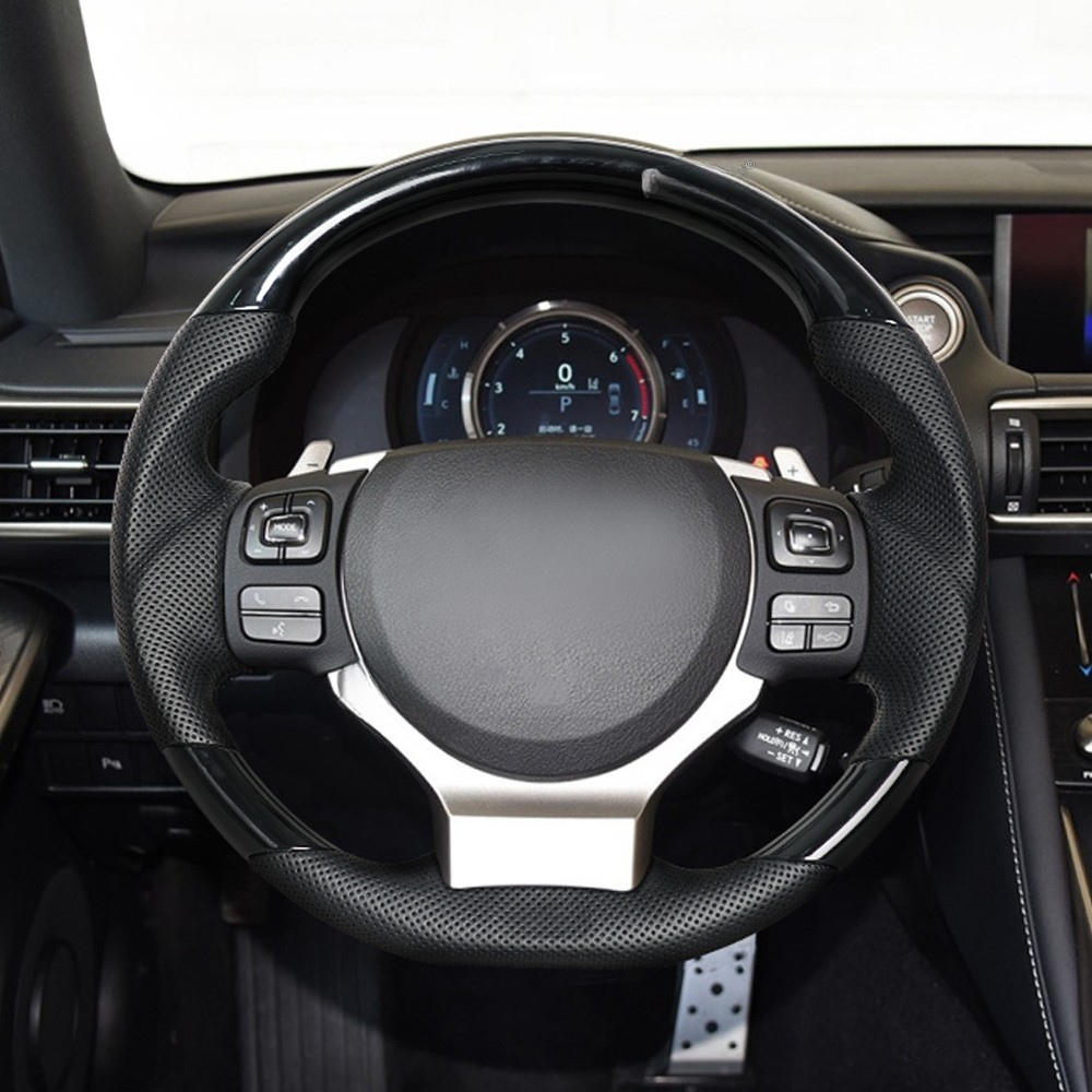 Piano Black Steering Wheel for Lexus IS/RC/NX/GSF 2013-2025