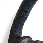 Blue Line Full Leather Steering Wheel for Chevrolet Corvette C5, Z06 & ZR1 1997–2004 (Non-Heate