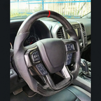 Real Carbon Fiber Heated Steering Wheel for Ford F-150 XL, XLT & SSV 2015-2020