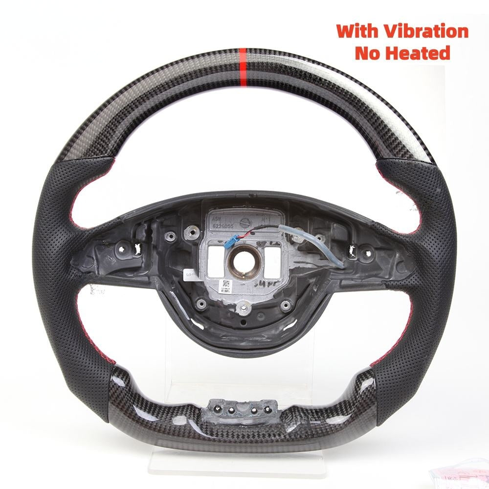 Carbon Fiber Steering Wheel for Mercedes-Benz W205 AMG C63 / GLE / GLS / CLA (Vibration)