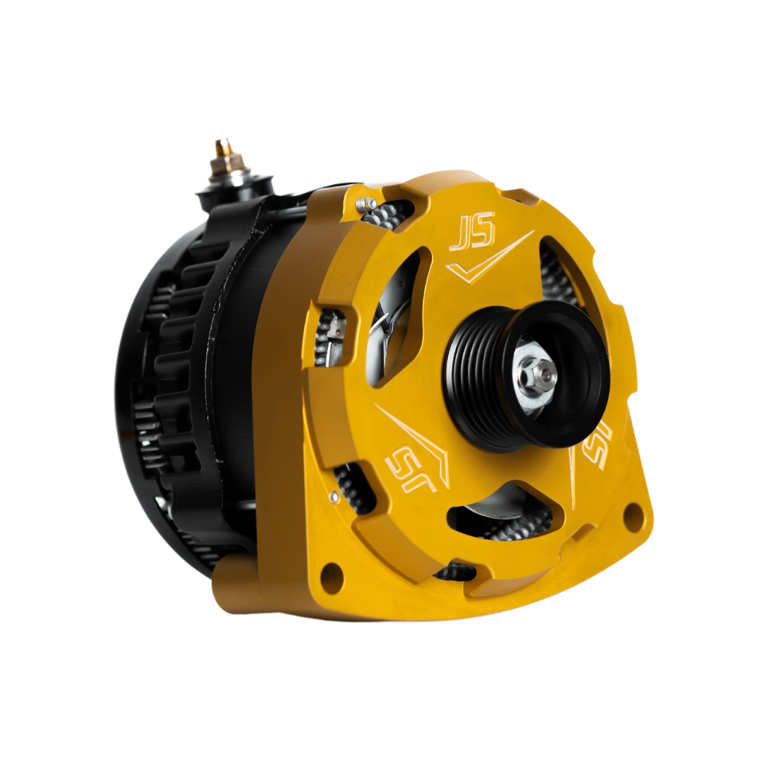 1996-2024 GM Billet High Output Alternator (Gold) by JS Alternators