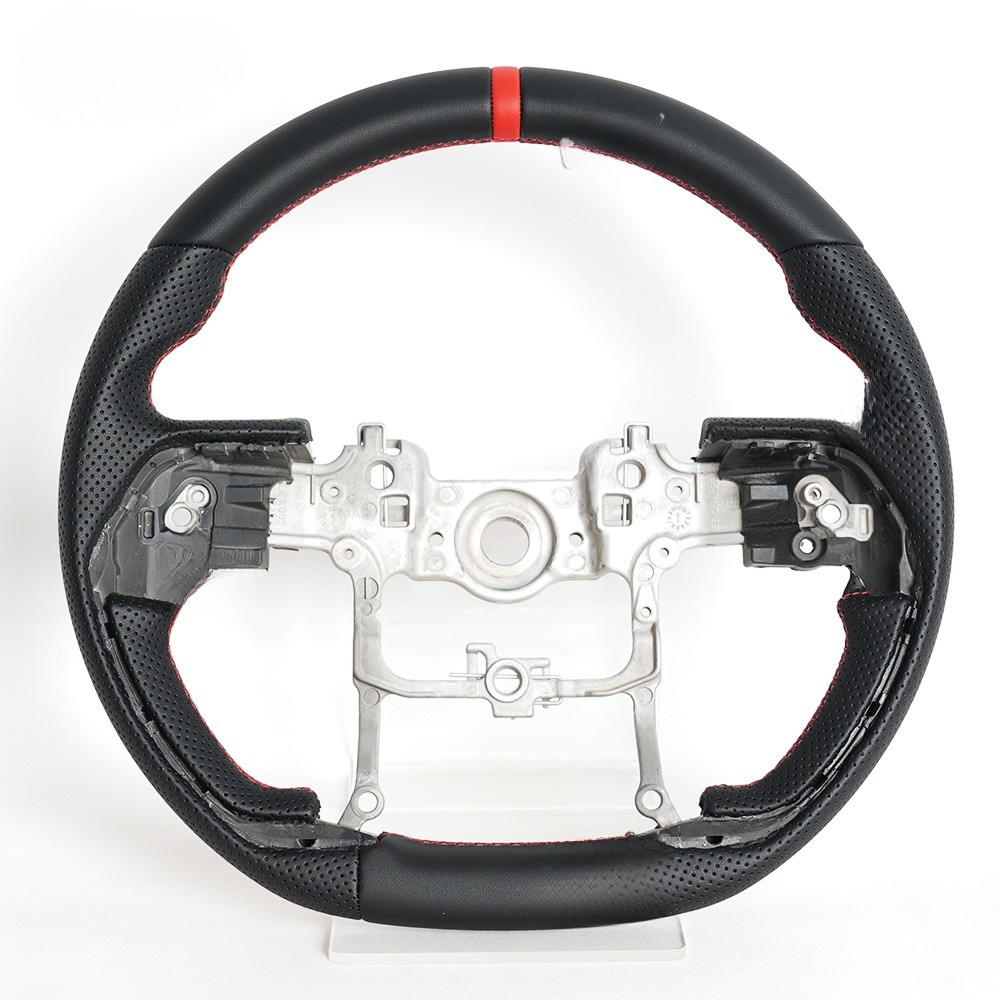 Full Leather Sports Steering Wheel for Toyota Tundra 2022–2026, Sequoia & Tacoma 2024–2025 (Non-Heated)