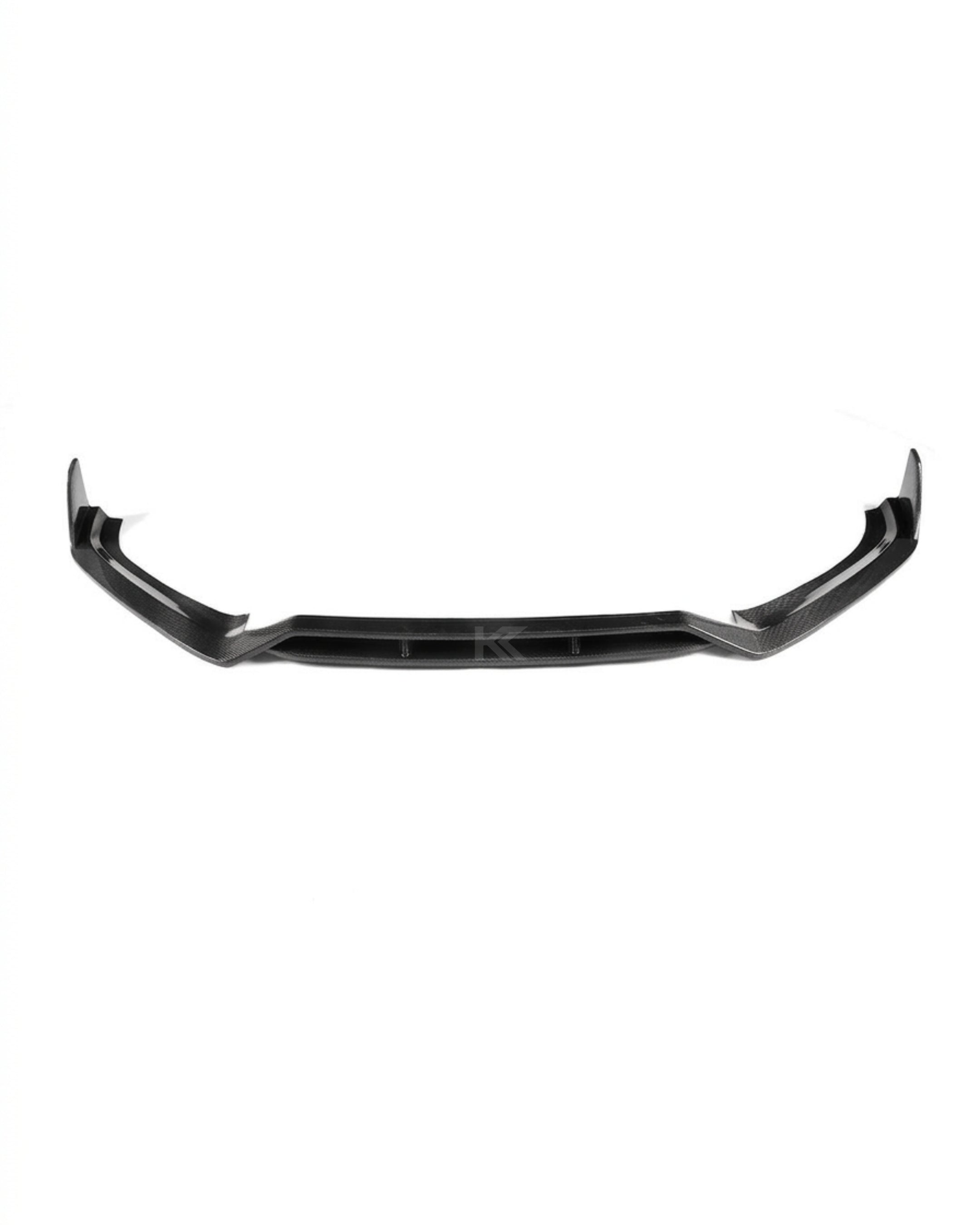 Audi A4 B9 S-Line / S4 Sedan Carbon Fiber J-Style Front Valance Lip 2017 - 2019