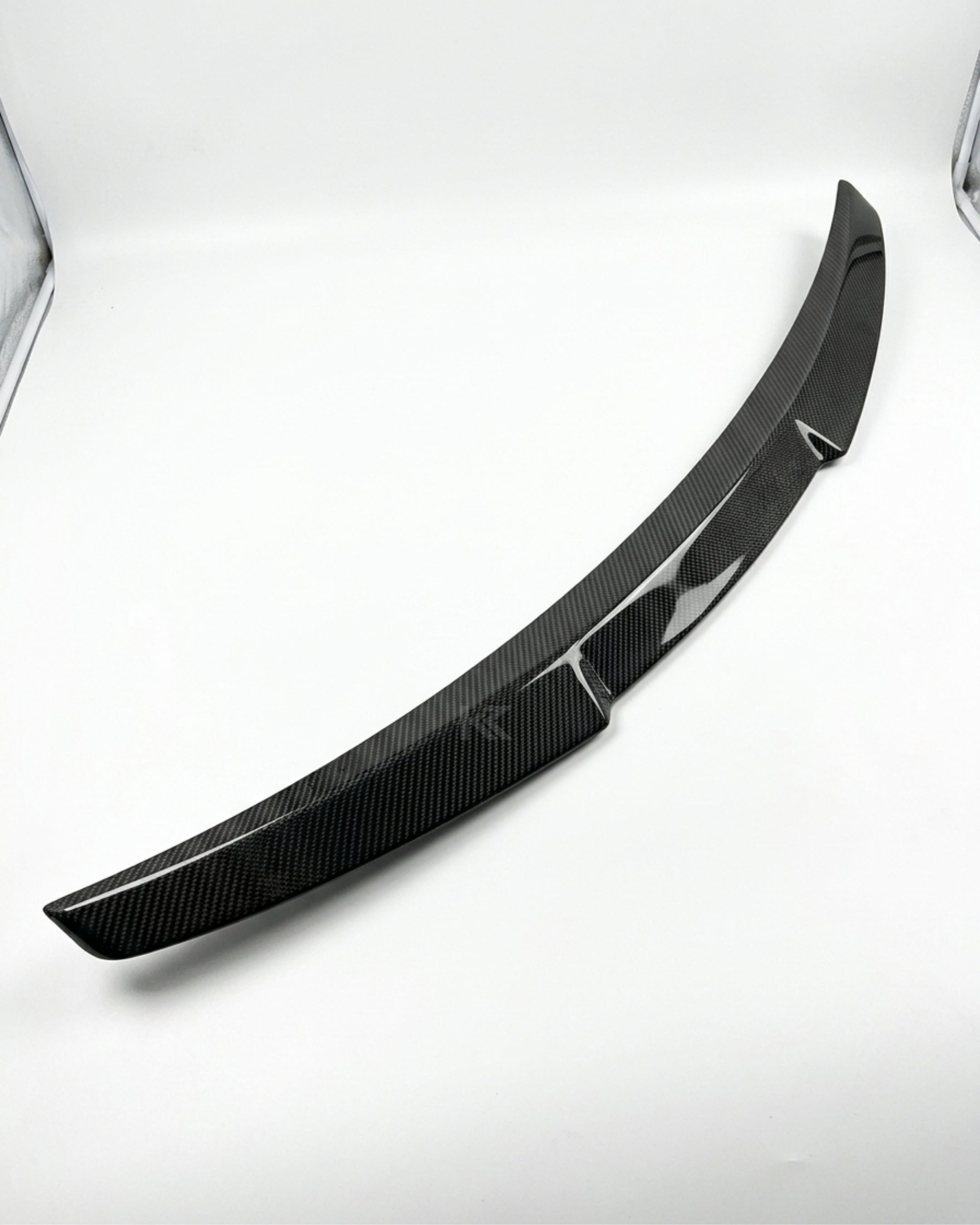 Audi A4 B8.5 S-Line / S4 Sedan Carbon Fiber Rear Trunk Lip Spoiler Wing 2013 - 2016