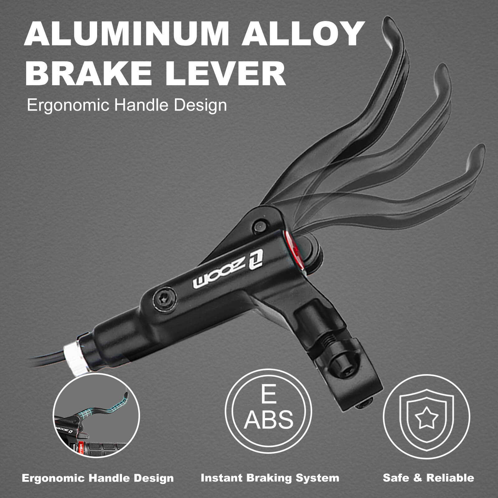 ZOOM HB-875E/876E Right Rear Hydraulic Disc Brake