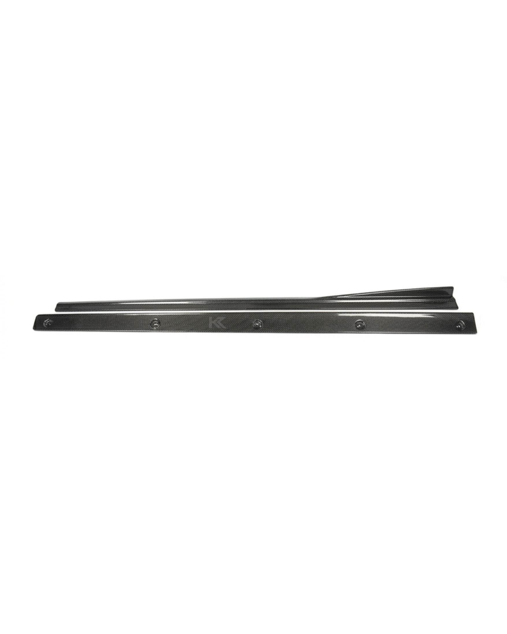 Audi TT 8J MK2 Carbon Fiber Side Skirt Extensions – Coupe (2008–2011)