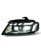 Audi A4 RS Style LED Headlight Assembly with Daytime Running Lights 2008 - 2012