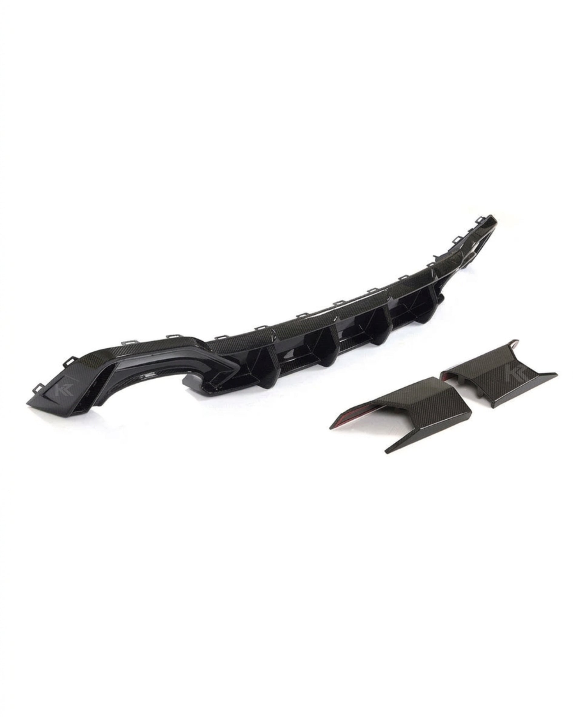Audi RS6 / A6 C8 Avant Wagon Dry Carbon Fiber JC Design Rear Bumper Diffuser 2019 - 2021