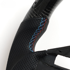 LED Carbon Fiber Steering Wheel for BMW E90 E92 E93 M3, 328i & 335i with Paddle Shifter Cutouts