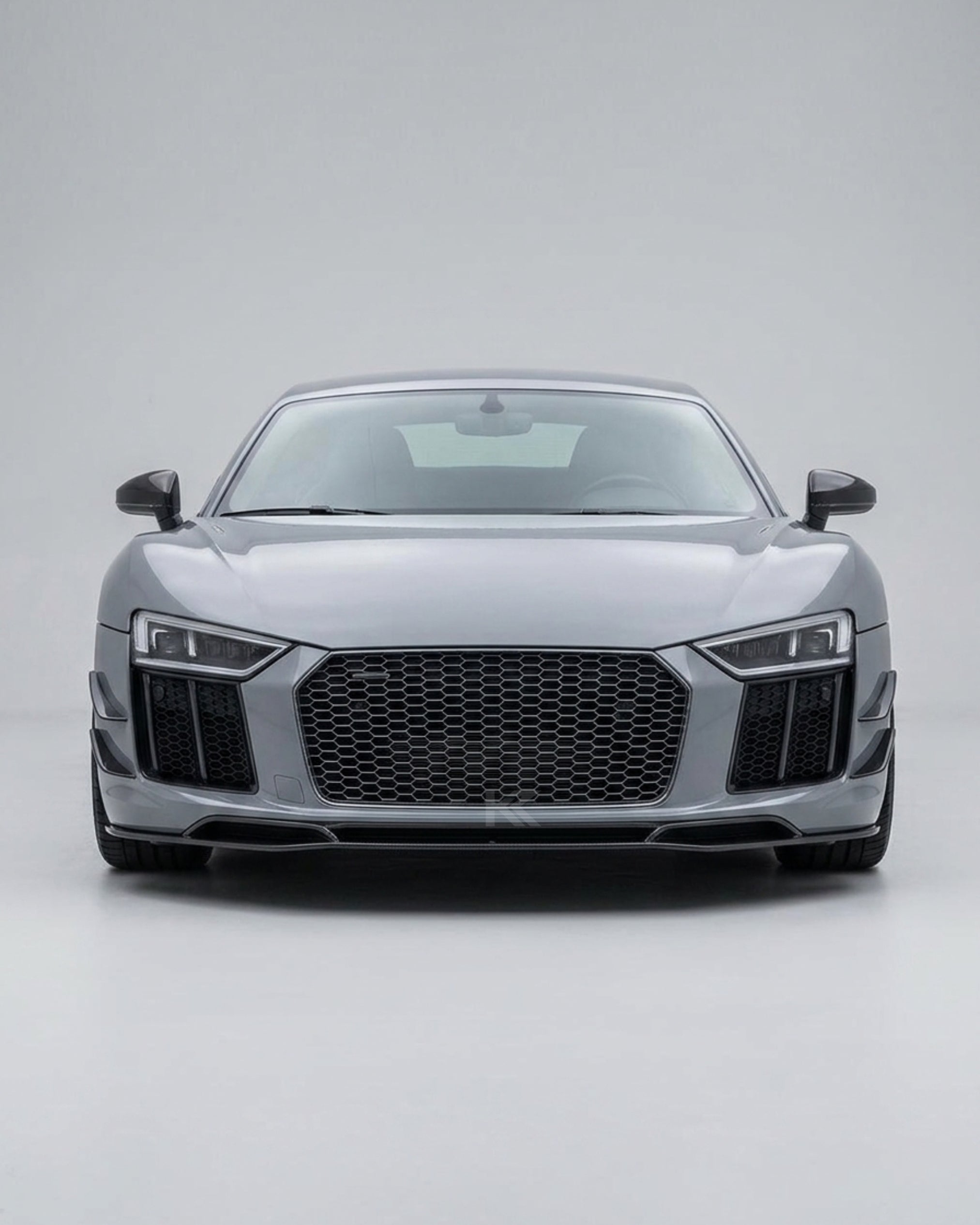 Audi R8 V10 Coupe 4S Gen 2 Carbon Fiber Custom-Style Front Bumper Lip Splitter Set 2016 - 2018
