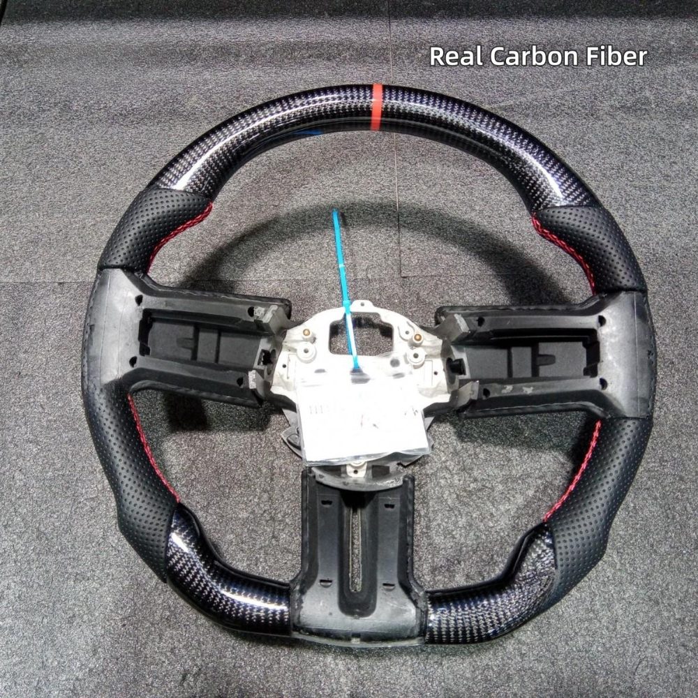 Carbon Fiber Steering Wheel for Ford Mustang 2010-2014