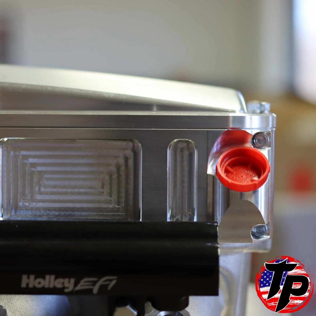 Tick 1500hp Ultra Low Profile Billet Air-to-Water Intercooler for Holley Ram Intakes By Tick Performance