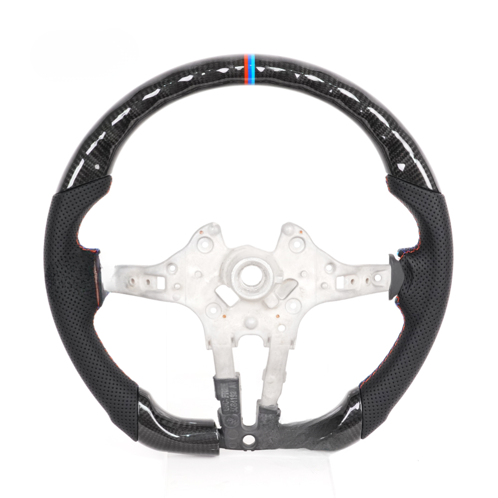 Real Carbon Fiber M Sport Steering Wheel for BMW F-Series 1, 2, 3, 4, X1, X2, X3, X4, X5 & X6