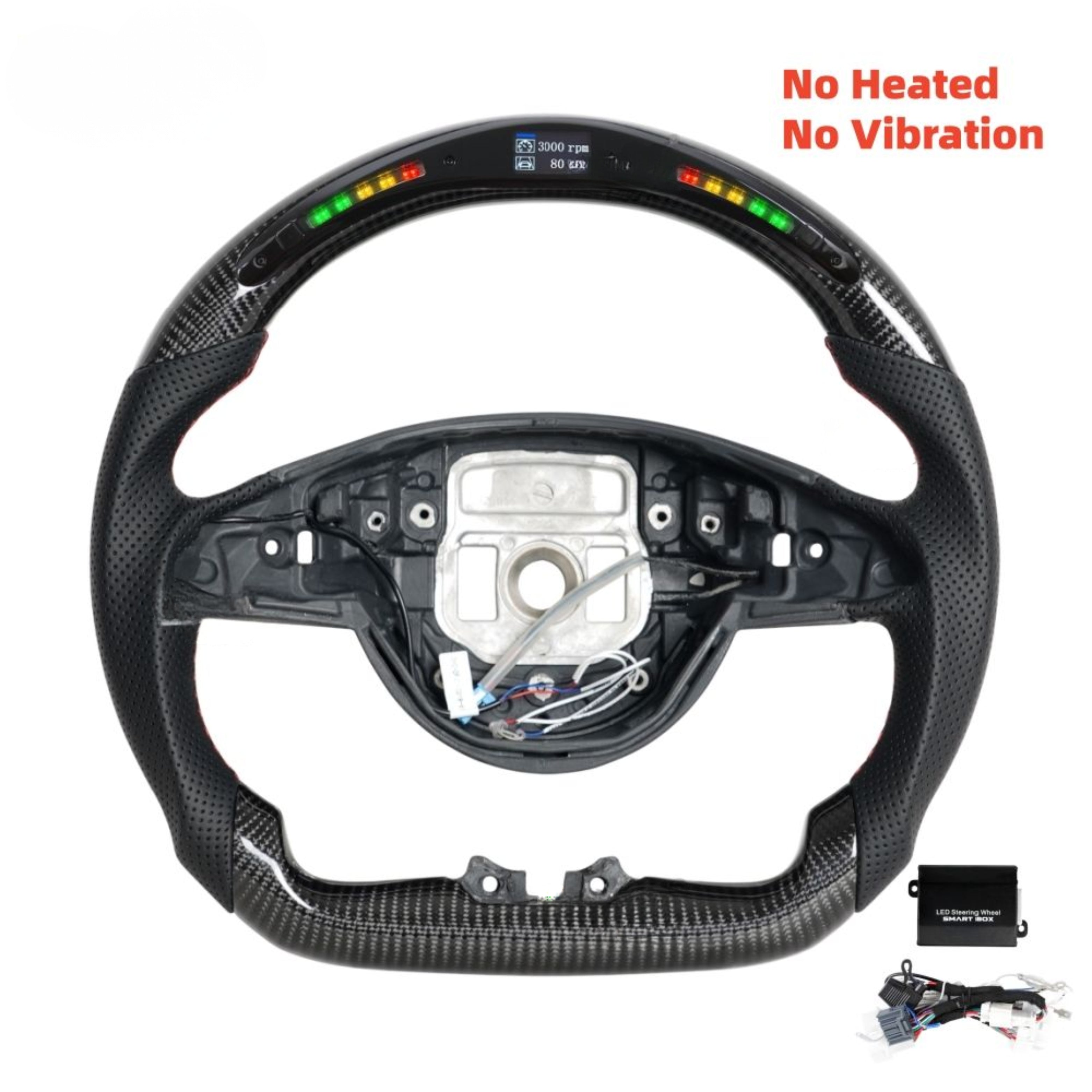LED Carbon Fiber Steering Wheel for Mercedes-Benz C-Class / CLA / E-Class 2016+