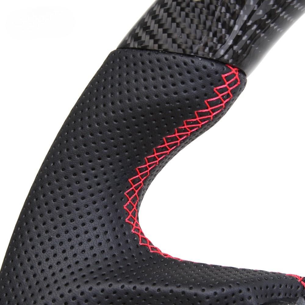 Real Carbon Fiber LED Steering Wheel for Ford Mustang EcoBoost, GT & Shelby GT350 GT500 2015-2017