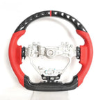 Carbon Fiber Steering Wheel for Lexus IS 2013-2025 & RC F NX300 2015-2020 Red Leather