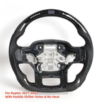 Carbon Fiber LED Steering Wheel for Ford F-150 Raptor 2021-2023