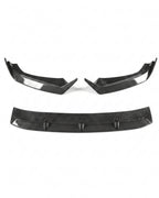 Audi A4 B9 S-Line / S4 Sedan (2017-2018) Carbon Fiber Front Lip – 3PC Aero Splitter Kit