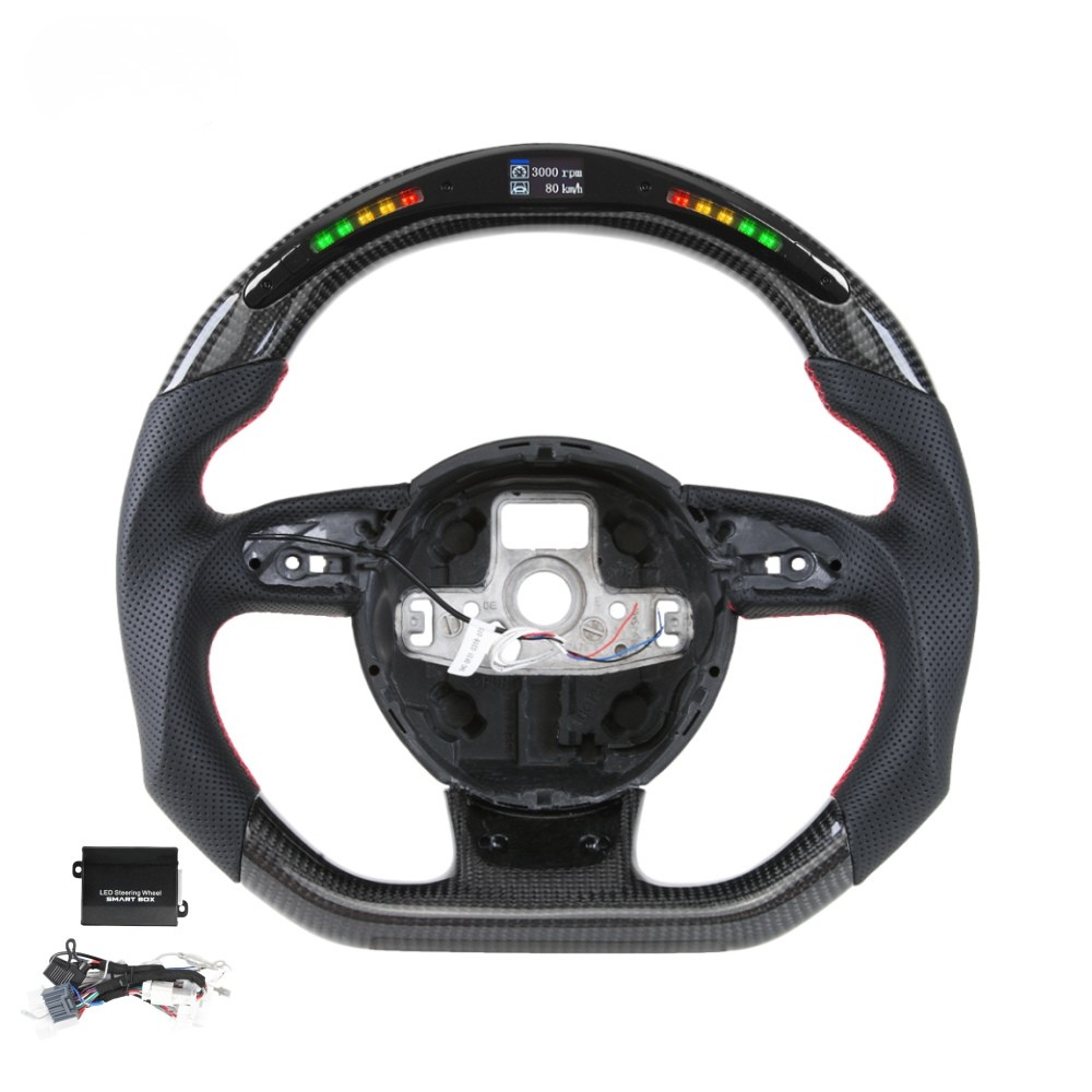 LED Carbon Fiber Steering Wheel for Audi RS / S Models 2012-2021