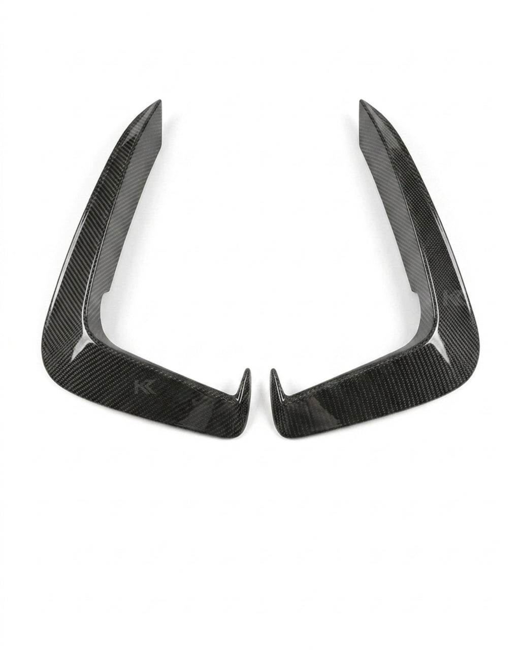 Audi A5 S-Line / S5 B9 Carbon Fiber Front Bumper Canards 2017 - 2019