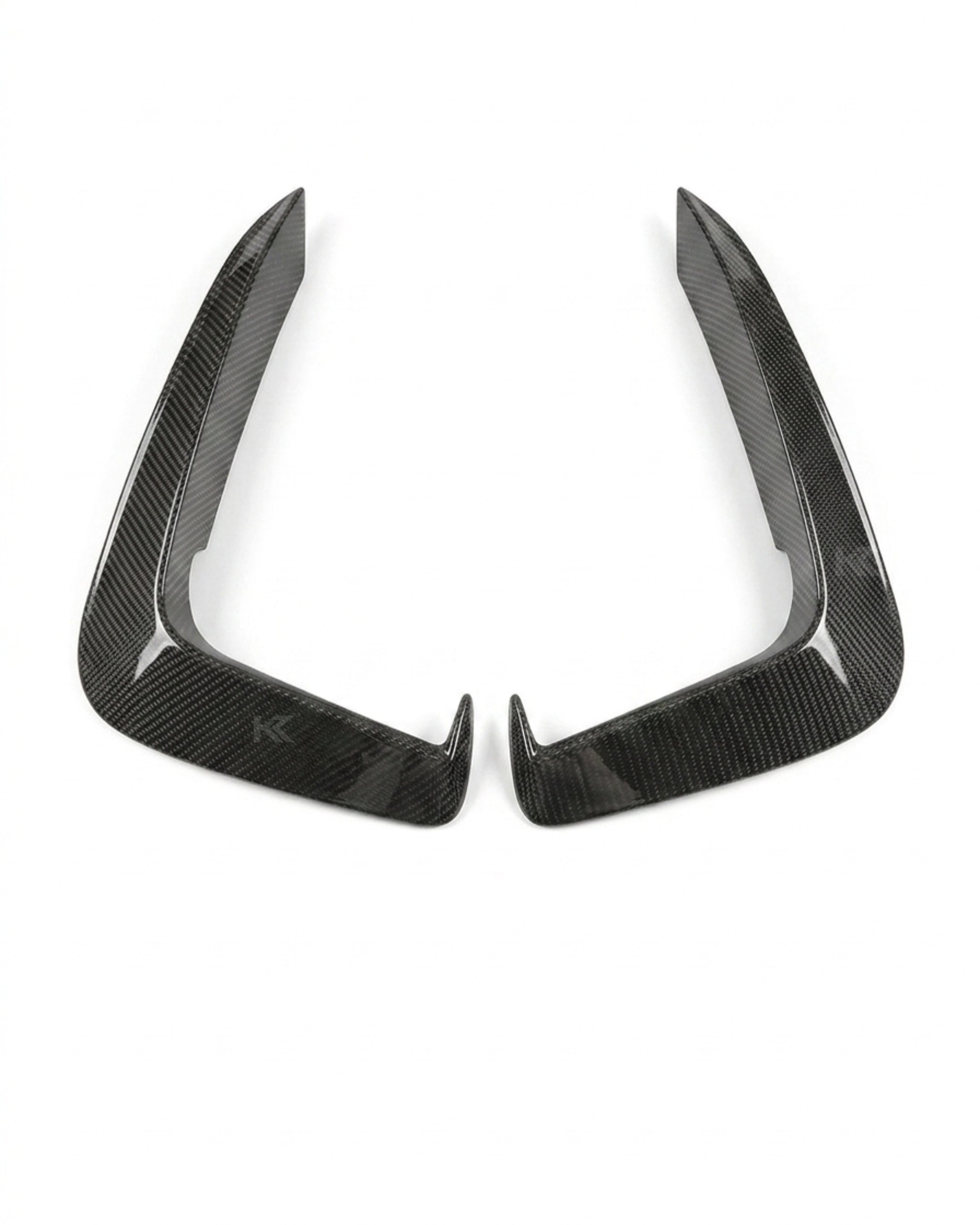 Audi A5 S-Line / S5 B9 Carbon Fiber Front Bumper Canards 2017 - 2019