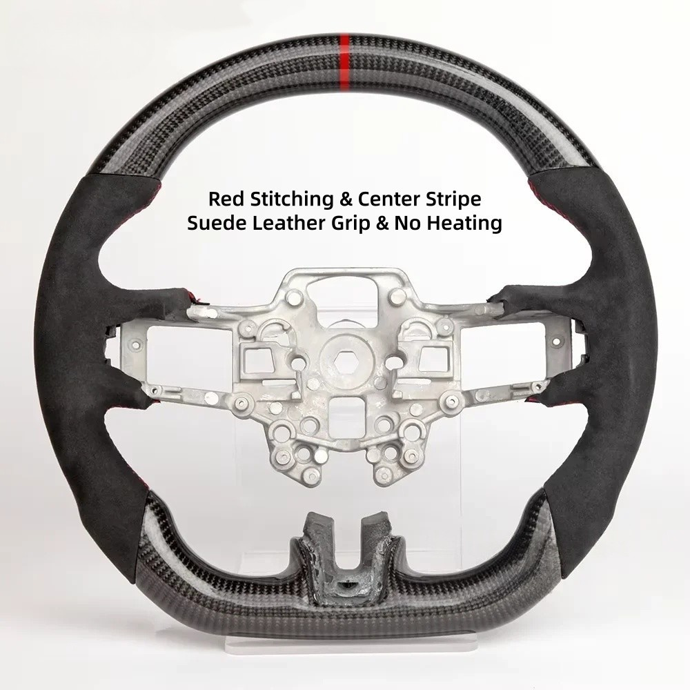 Carbon Fiber Heated Steering Wheel for Ford Mustang 2018-2023