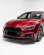Audi A5 / S5 B9 Carbon Fiber Front Lip – M-Style Splitter (2017–2019 Coupe & Sportback)